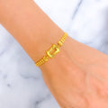 Ritzy Shimmering 21k Gold Bracelet