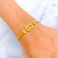 Ritzy Shimmering 21k Gold Bracelet