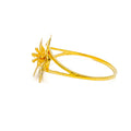 Gorgeous Blooming Flower 22K Gold Ring