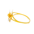 Radiant Glowing Floral 22K Gold Ring