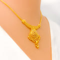Iconic Everlasting Netted 22k Gold Necklace Set 