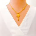 Elegant Signature Heirloom 22k Gold Drop Necklace Set 