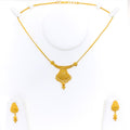 Iconic Everlasting Netted 22k Gold Necklace Set 