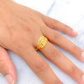 glossy-wavy-21k-gold-leaf-ring