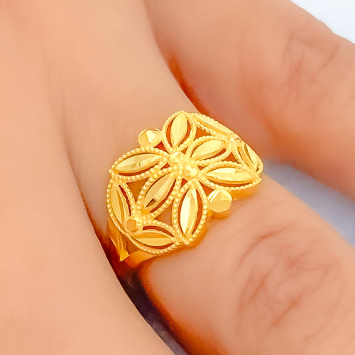 lovely-floral-leaf-21k-gold-ring