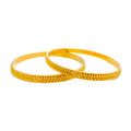 Beautiful Heirloom 22k Gold Bangle Pair 