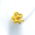 Modest Blooming 22k Gold Top Earrings 