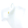 Captivating Striped Drop 22k Gold Top Earrings 