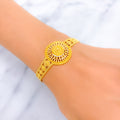 Traditional Festive Domed 22k Gold Bracelet 