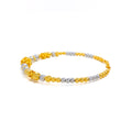 Impeccable Dynamic 22k Gold Bangle Bracelet 