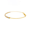 Trendy Dynamic 22k Gold Bangle Bracelet 