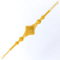 Luscious Charming 22k Gold Statement Bracelet
