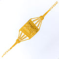 Opulent Ethereal 22k Gold Statement Bracelet