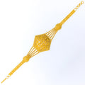 Classy Traditional 22k Gold Statement Bracelet