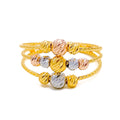 Opulent Multi-Bead 22K Gold Ring 