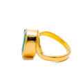 Magnificent 22K Gold 5.5CT Emerald Ring 