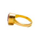 Decadent 22K Gold 7CT Ruby Ring 