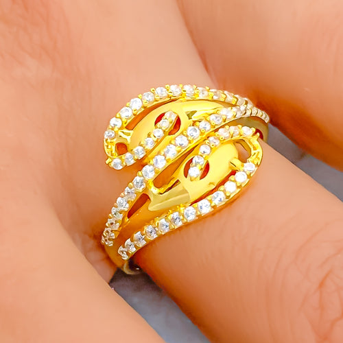 Buy Gold Rings for Women by Carlton London Online | Ajio.com