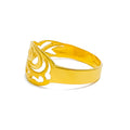 Special Abstract Motif 22k Gold Ring