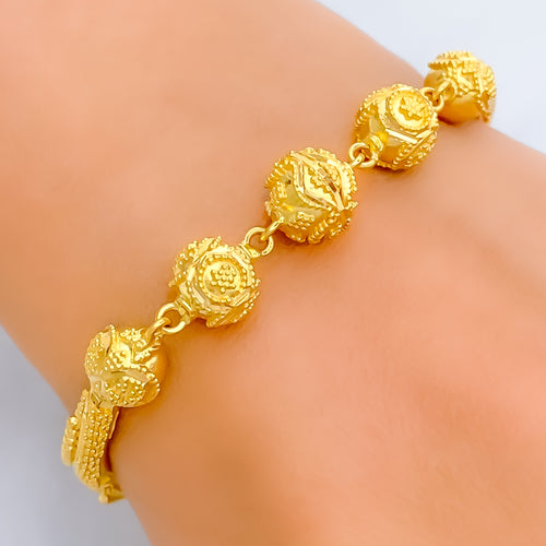 charming-engraved-22k-gold-flexi-bangle-bracelet