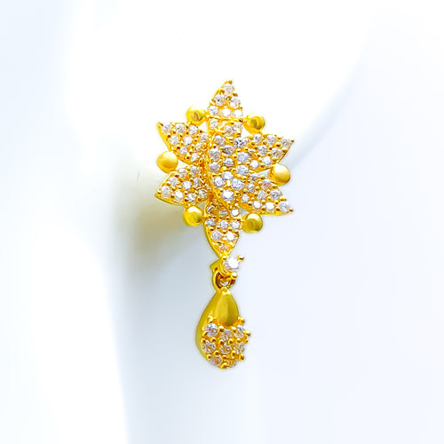 dangling-stunning-22k-gold-cz-earrings