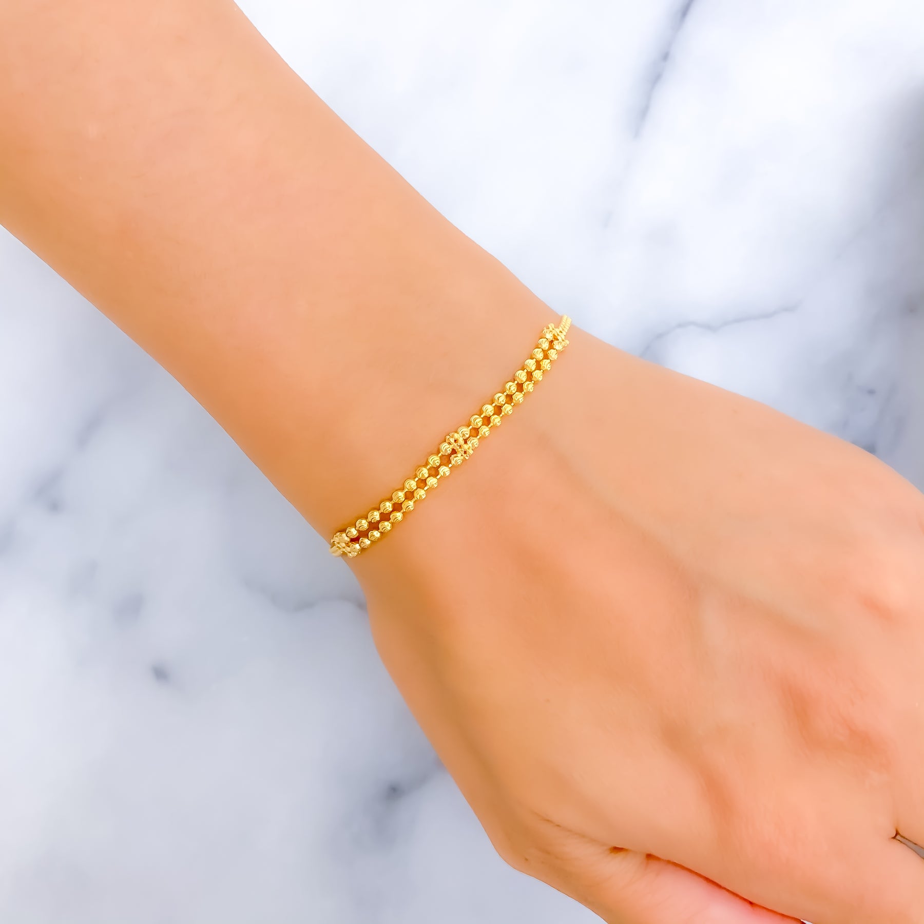 Leila Cutout Pearl Bracelet | Trendy & Classy Bracelets | CaratLane