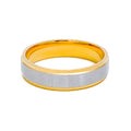 Ethereal Dual Tone 22k Gold Band