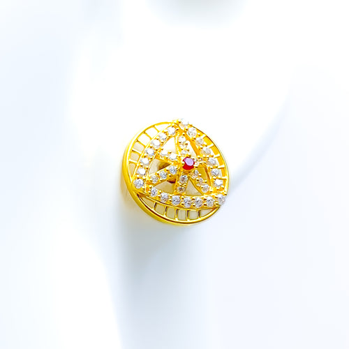 opulent-round-22k-gold-cz-earrings