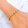 Stately Orb 22k Gold Orb Bracelet