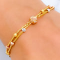 Vibrant Attractive 22k Gold Orb Bracelet