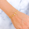 Lovely Luscious 22k Gold Orb Bracelet