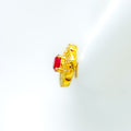 colorful-versatile-22k-gold-cz-earrings