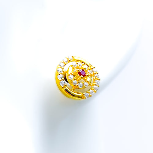 sparkling-lustrous-22k-gold-cz-earrings