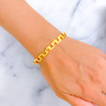 Iconic Bold 22k Gold Bangle Bracelet