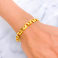 Iconic Bold 22k Gold Bangle Bracelet