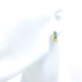 Delightful Dressy 18K Gold + Diamond Bali Earrings 