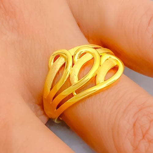 Iconic Layered 22k Gold Ring 