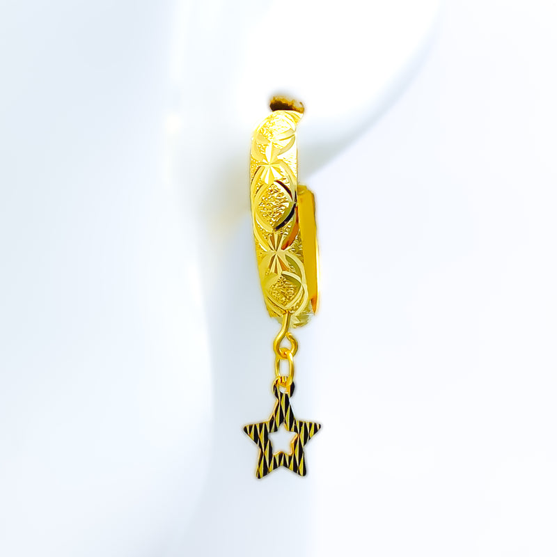 iconic-fashionable-22k-gold-hoop-earrings