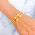 Evergreen Opulent 22k Gold Bangle Bracelet 