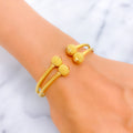 Evergreen Opulent 22k Gold Bangle Bracelet 