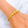 Lovely Upscale 22k Gold Bangle Bracelet 