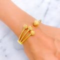 Unique Bold 22k Gold Bangle Bracelet 