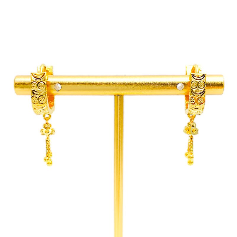 dazzling-upscale-22k-gold-snug-earrings