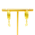 dangling-star-22k-gold-hoop-earrings