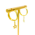 dangling-star-22k-gold-hoop-earrings