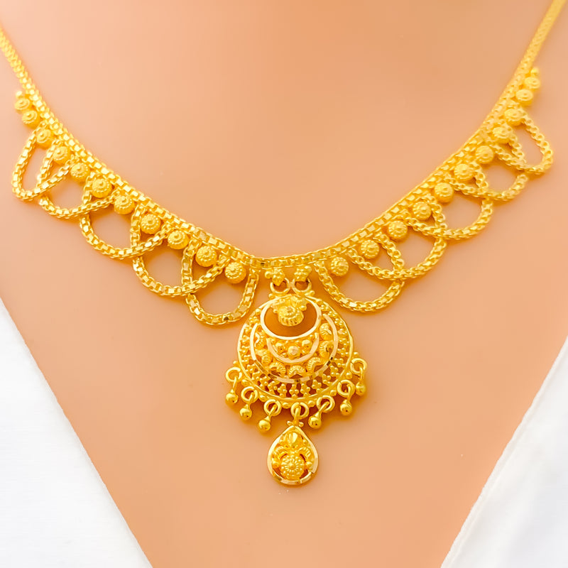 Artistic Heirloom 22k Gold Necklace Set 