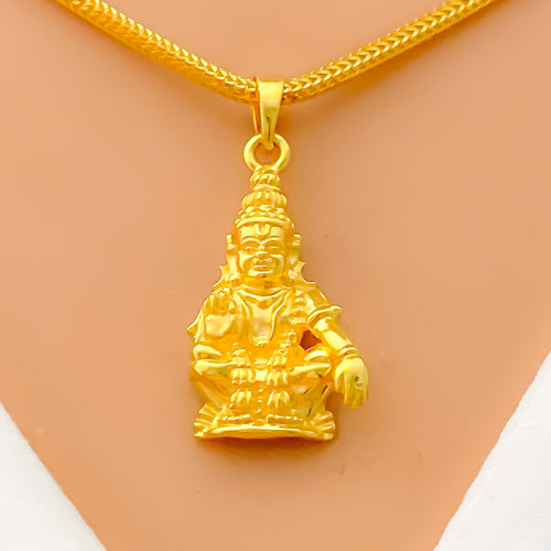 Impressive 22k Gold Lord Shiva Pendant 
