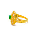 rich-green-22k-gold-cz-ring