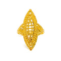 Palatial Upscale Marquise 22K Gold Ring 