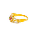 radiant-multi-color-leaf-22k-gold-cz-ring